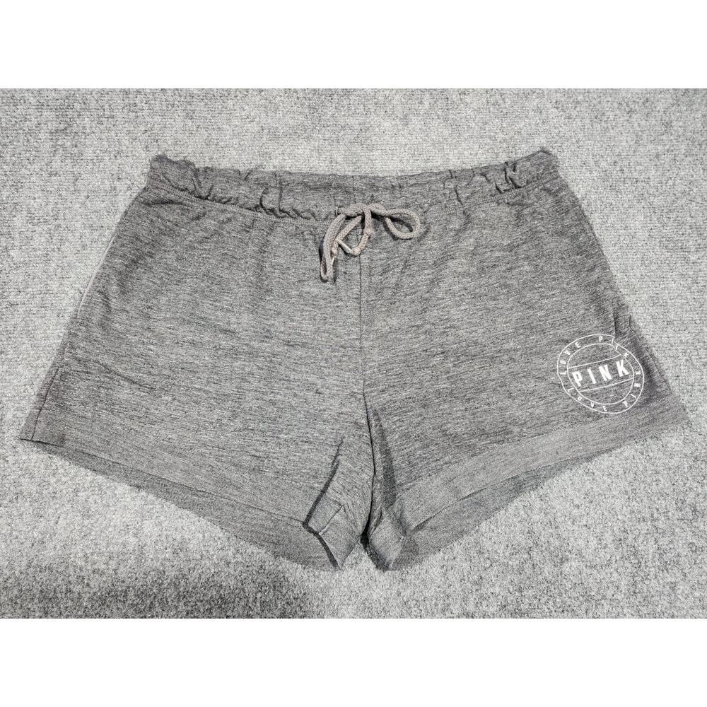 PINK Victoria's Secret Shorts Womens Large Charcoal Gray Shorts
